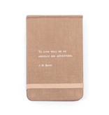 Fabric Notebook - J.M. Barrie (Peter Pan) 3.5” x 5.5”