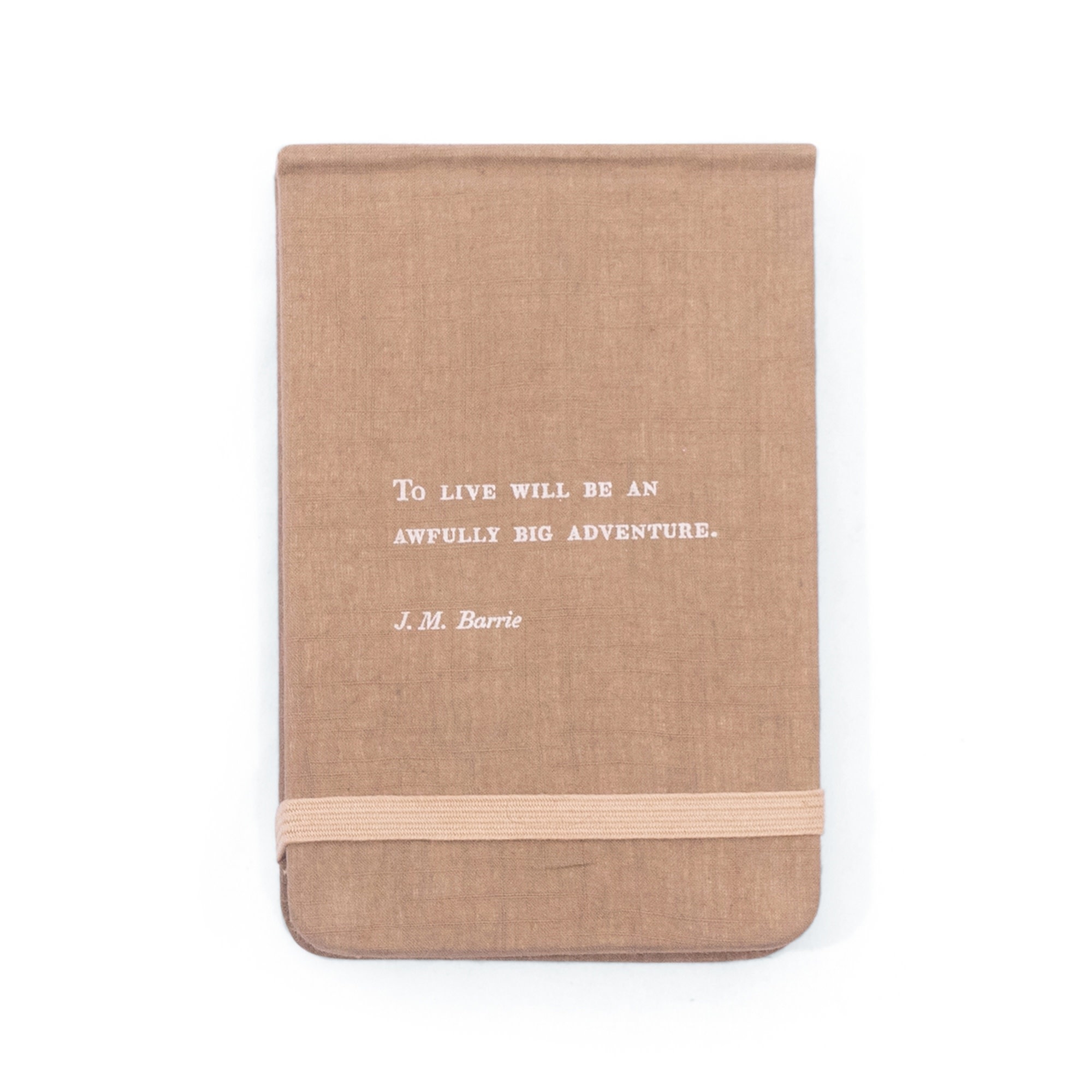Fabric Notebook - J.M. Barrie (Peter Pan) 3.5” x 5.5”