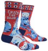 Crazy Cat Dude Men’s Socks