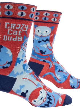 Crazy Cat Dude Men’s Socks
