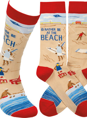 Id Rather Be At The Beach Women's Socks