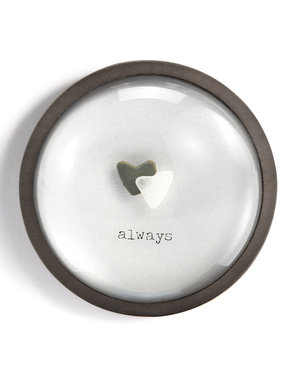 Two Hearts Paperweight PW171