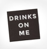 Cocktail Napkins - Drinks On Me 20 Ct/3 Ply