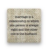 marriage is a Coaster - Natural Stone