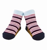 Blue & Red Stripe Socks