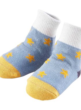 Color-Block Star Socks