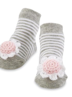 Flower Rattle Socks