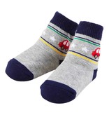 Gray/Navy Car Socks