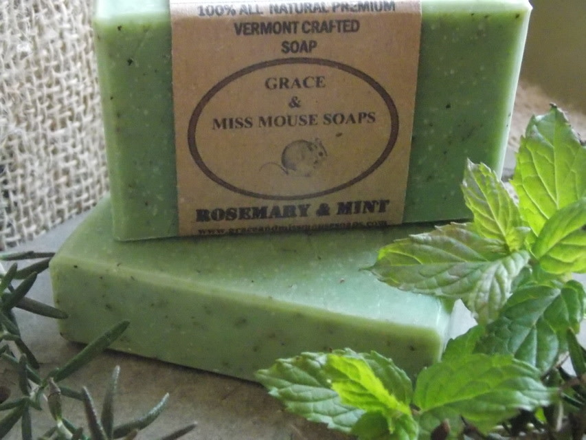 Cold Process Soap - Rosemary Mint 4oz