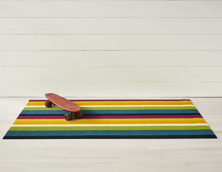 Bold Stripe Shag Mat Collection   Starting at