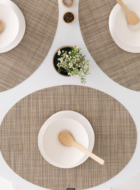 Mini Basketweave Oval Placemats
