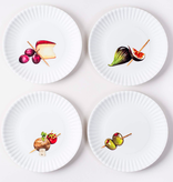 "Paper" Melamine Appetizer Plate Sets     Round 6"