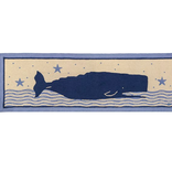 2.5' x 8' Wavy Ocean Whale Runner