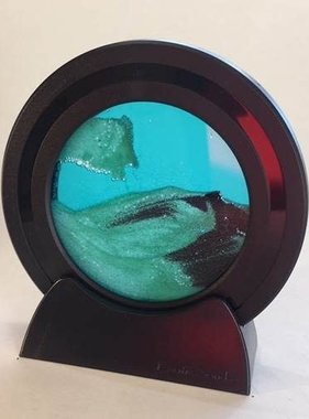 Round Sand O’s Black 4” - Summer Turquoise