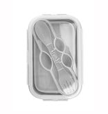 Krumbs Kitchen Silicone Lunch Container - Gray