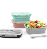 Krumbs Kitchen Silicone Lunch Container - Gray