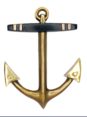 Anchor Door Knocker - Premium 6.25"H x 4.75"W x 1.5"D