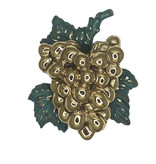 Grape Cluster Door Knocker Brass