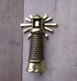 Lighthouse Door Knocker Brass