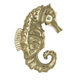 Seahorse Door Knocker Brass