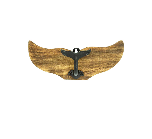 Whale’s Tail Hook - 3.5"H x 10"W