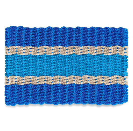 Cord Mats -Blue Triple Stripe     Starting at