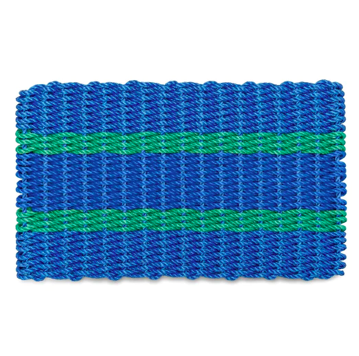 Cord Mats -Blue Triple Stripe     Starting at