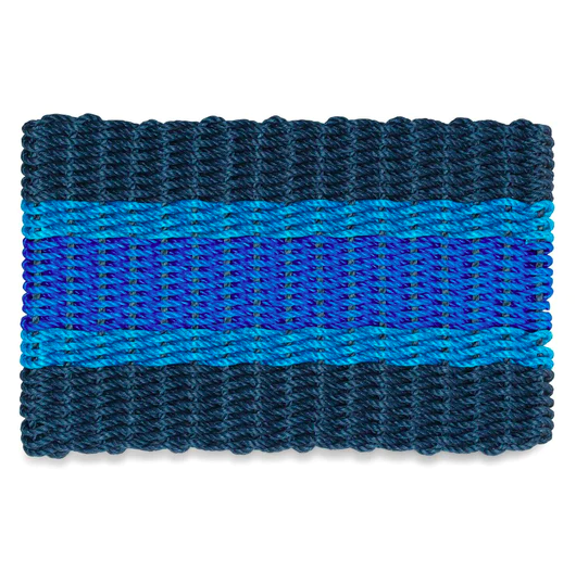 Cord Mats -Navy Blue Triple Stripe     Starting at