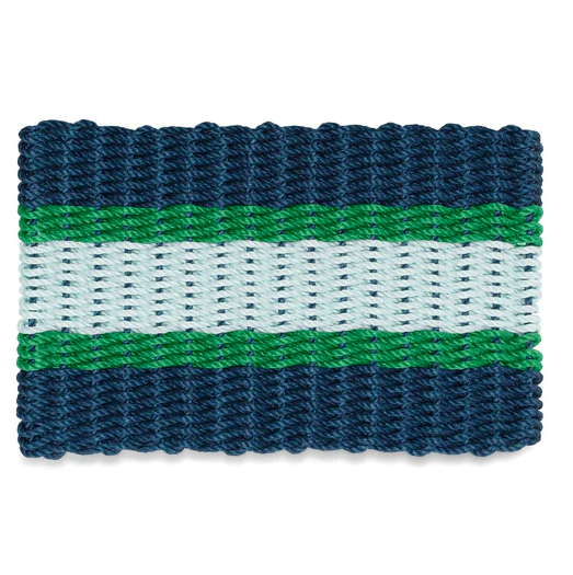 Cord Mats -Navy Blue Triple Stripe     Starting at