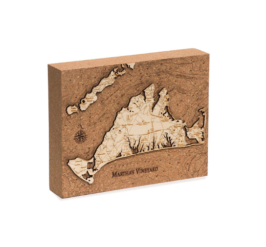 Martha’s Vineyard Cork Map