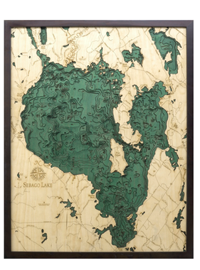 Sebago Lake Wood Map