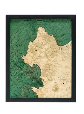 Carmel & Monterey Wood Map