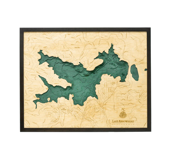 Lake Arrowhead Wood Map