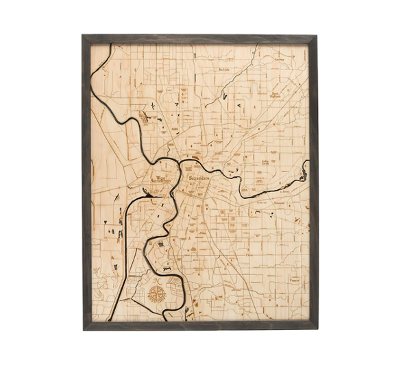 Sacramento Wood Map