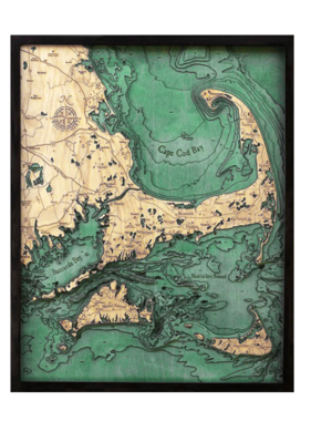 Cape Cod & Islands Wood Maps     Starting at