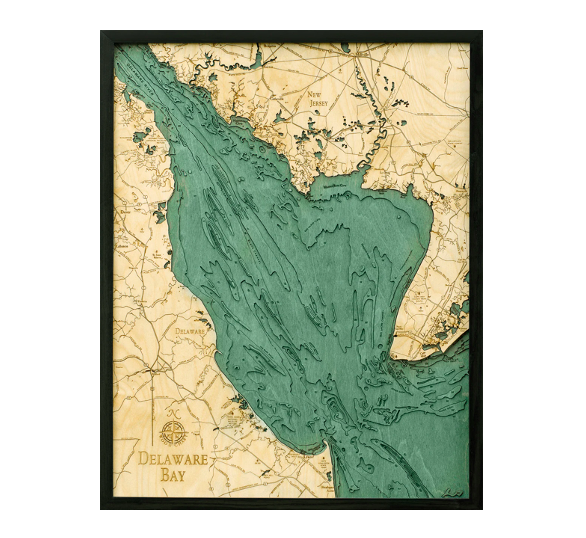 Delaware Bay Wood Map