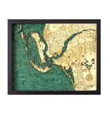 Fort Myers Wood Map