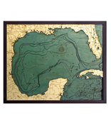 Gulf of Mexico Wood Map