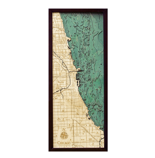 Chicago Wood Map