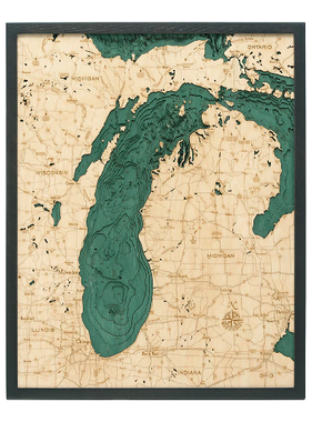 Lake Michigan Wood Maps    Starting at