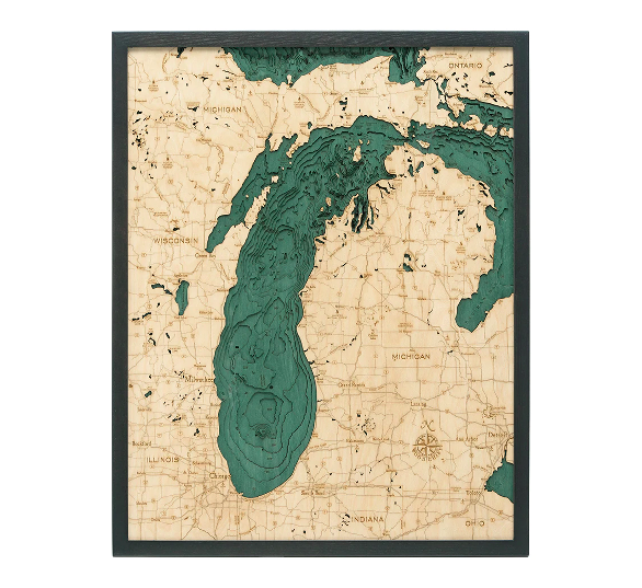 Lake Michigan Wood Maps    Starting at