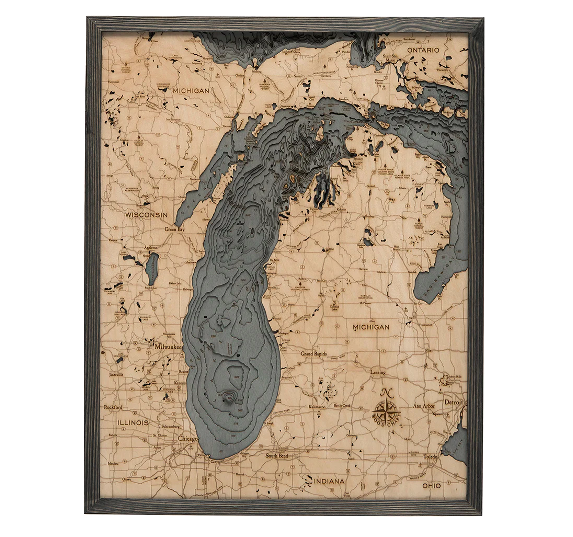 Lake Michigan Wood Maps    Starting at