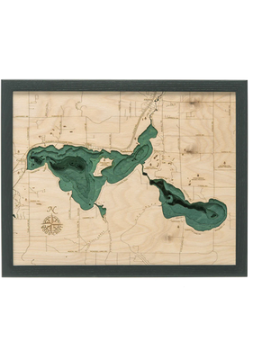 Crooked Lake Wood Map