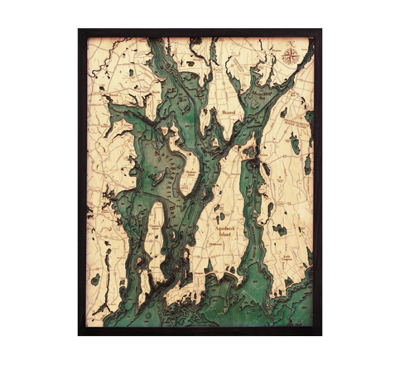 Narragansett/Newport Wood Map