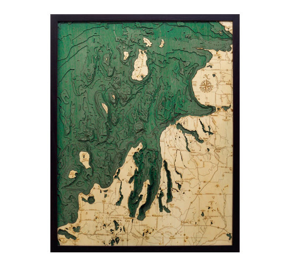 Northwest Michigan Wood Map