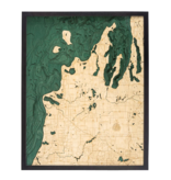Michigan Route M22 Wood Map