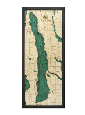 Torch Lake Wood Map