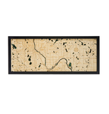 Minneapolis / St. Paul Wood Map