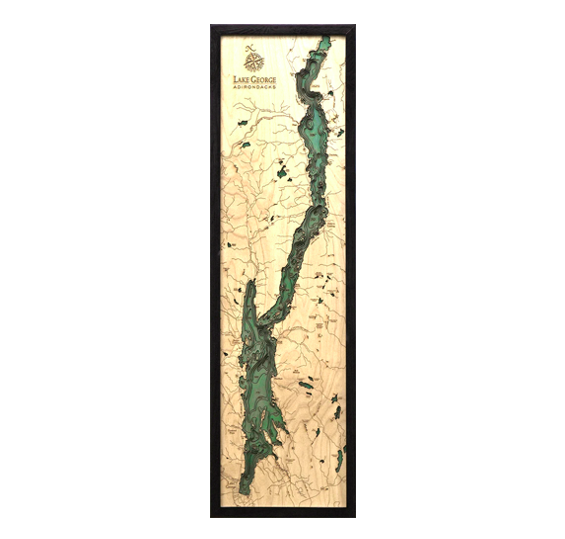 Lake George Wood Map