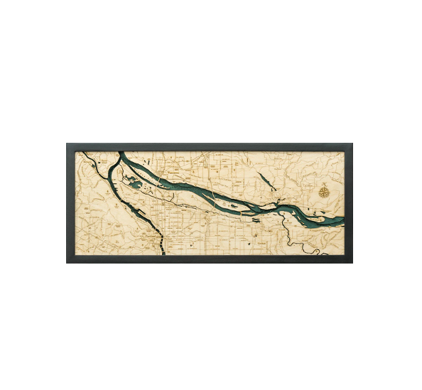 Portland, OR Wood Map